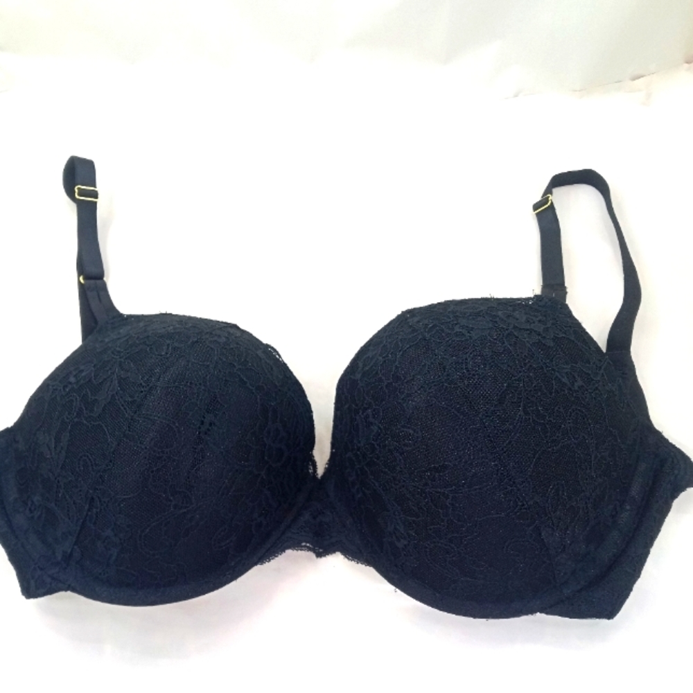 Joyspun Black Lace Push Up Bra 36DD